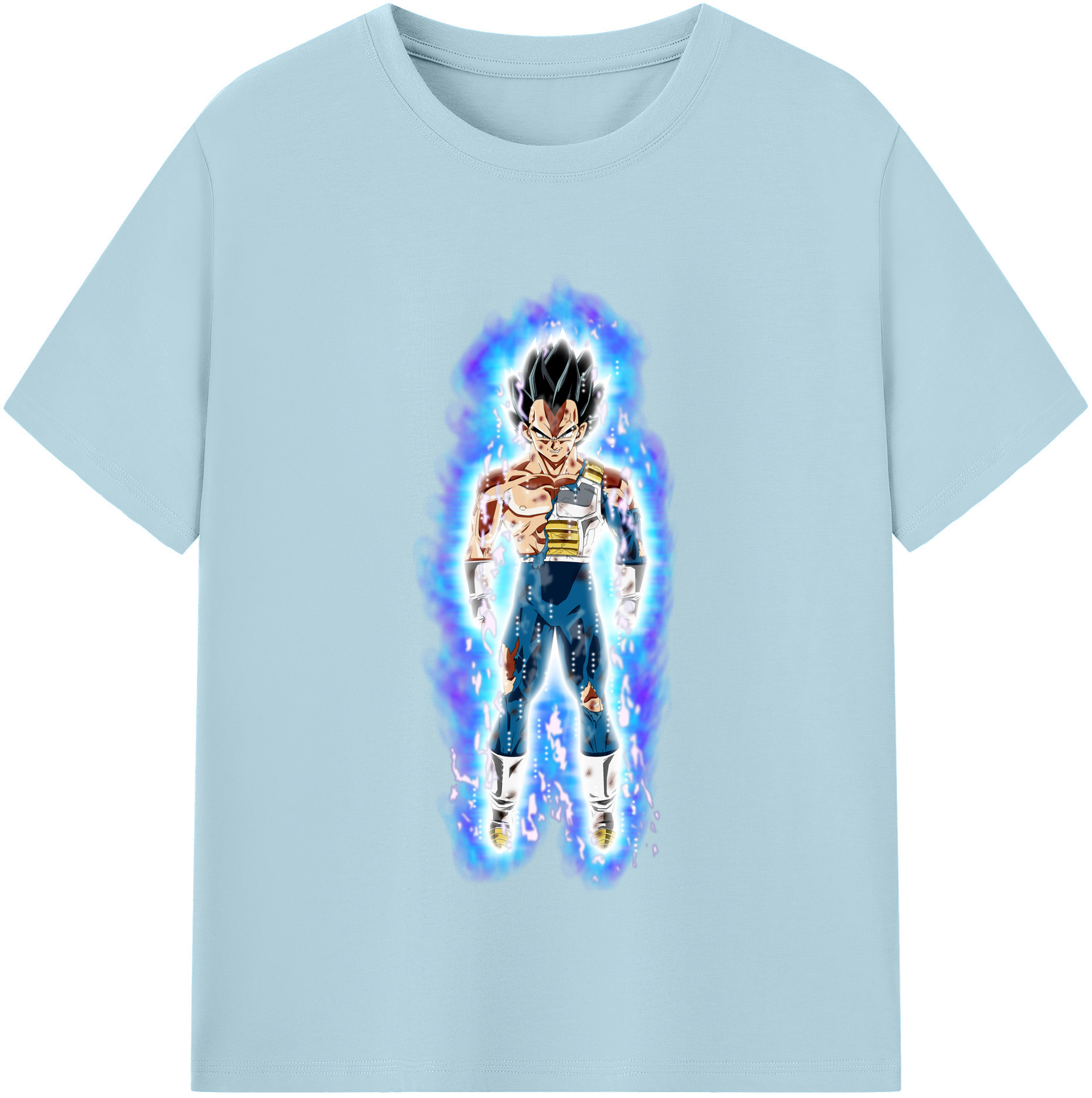 （画像用） ドラゴンボール ベジータ四世（Bejīta Yonsei）DRAGON BALL Vegeta IV 綿100％半袖Tシャツ（フロントプリント）
